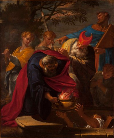 Jeremiah Hides the Sacred Fire by Unknown